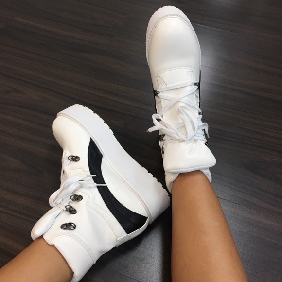 White platform grunge boot - Picture 5 of 7
